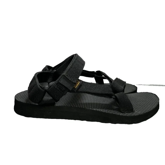 Teva Women's Flatform Universal Platform Y2K Inspire Black Sandal Various Sz8 - Picture 2 of 6